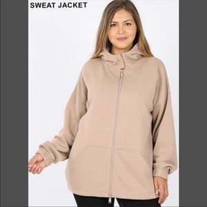 Zipper Hooded Jacket